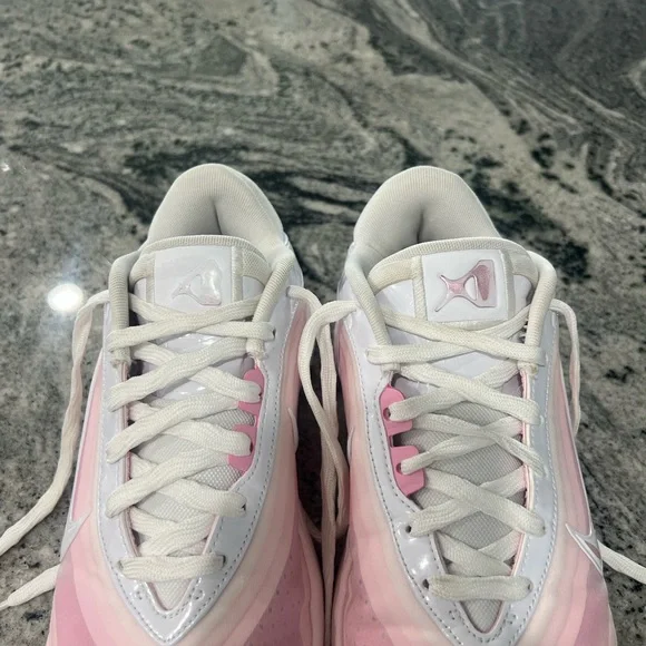 Nike A’One Women’s basketball shoes Wht/Prfct Pnk/Prism Pnk - Picture 6 of 8